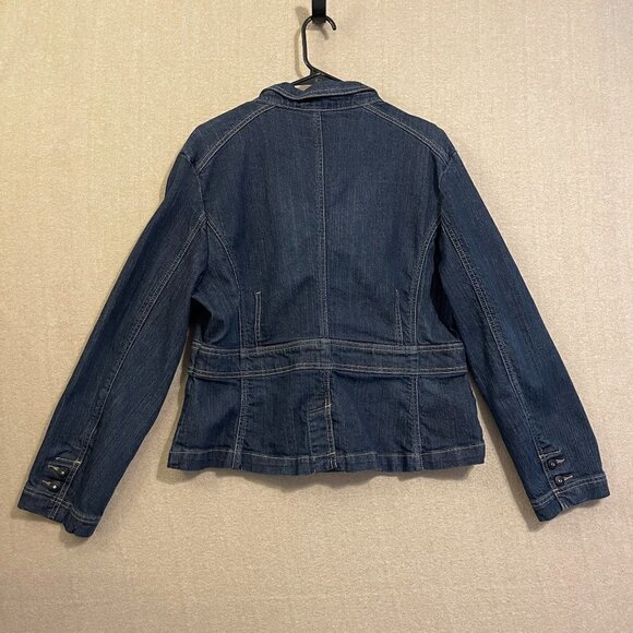 Riders Copper Jean Jacket Women's XXL Blue Denim - Picture 9 of 12